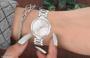 Best Quality Stain less Steel Day Date Couple Watch For Men&Women and Boys&Girls