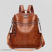 MomsyStore Leather Backpacks For Girls And Women
