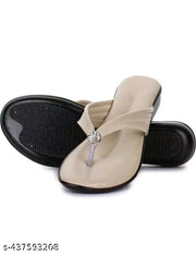 J A & SONS  Women's Stylish Casual Flat Slippers Nice Looking