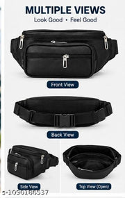 Men’s Premium Multi-Pocket Waist Bag | Crossbody Belt Bag | Travel & Daily Use