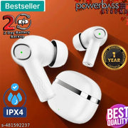 BEATZ/M10/M19/T12/ULTRABUDS/EARPODS TWS Bluetooth Earbuds Wireless Bluetooth 5.1 Stereo IPX7 Waterproof bluetooth Headset wireless earbuds ANC Earbuds which comes with 12 hour Battery Backup