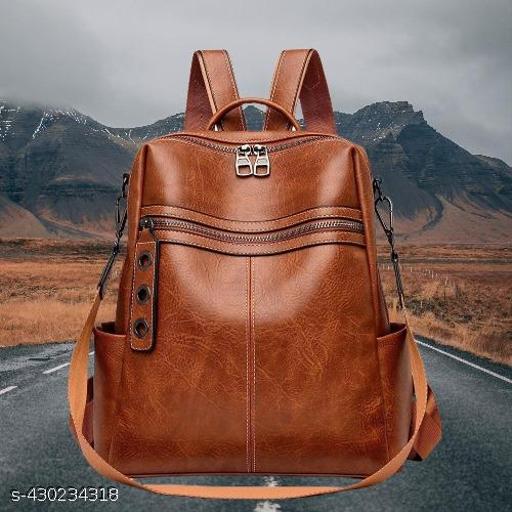 MomsyStore Leather Backpacks For Girls And Women