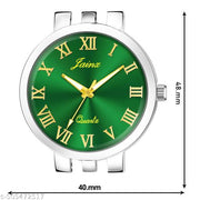 Jainx Green Dial Steel Chain Analog Wrist Watch for Men