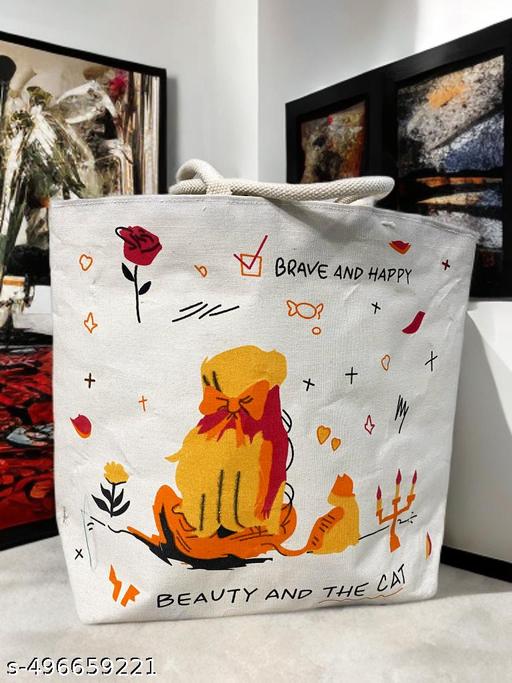 Elegant Garden Bliss Canvas Tote