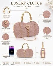 MAGNIFIQUE Stylish Bridal/Party Clutch for Women/Girls