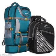 50L Rucksack & 30L Backpack Combo - Ideal for Travel, Hiking, and Daily Use
