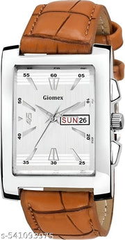 Giomex 56SL01 Square DD White-Beige Strap