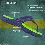 FitFusion Accupressure Slipper for Men Extra Soft and Outdoor Mens Flip Flop and Slide
