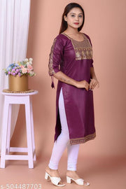 Refined Purple Kurti for women