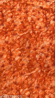 Georgette Printed Saree (With Lace)