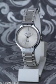 Unique round fancy dail high quality stainless steel chain watches for girls and women