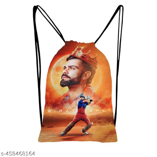 Havencraft Printed Drawstring Backpack Dori Bag Small Bag Gym Bag for Everyday Use 12L Backpack