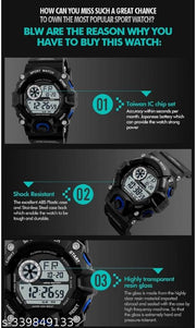 Sports Digital SB-90 Multi-Functional Watch & Ultra Strap LED-Digital Watch Combo Offer