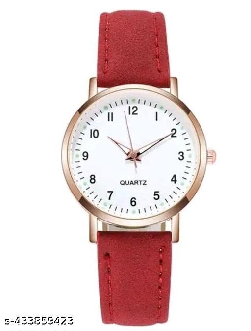 Uniqe Leather Watch For women