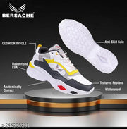 Men's Bersache Lightweight Casual Shoes with High-Quality Soles | Comfortable Shoes for Sneakers, Walking,  Training, and Daily Wear (Yellow)