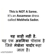 POLY Mekhela Sador ASSAMESE MEKHALA CHADOR
