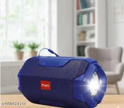 DSM  606 Ultra-Portable Bluetooth Speaker + LED Torch Combo – Waterproof, Loud Sound with Deep Bass | Long Playtime Battery | Multi-Mode Playback (USB/SD/AUX)