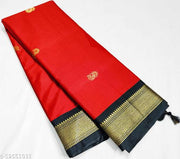 Paithani Cotton Silk Aqua Blue Tassels and Latkans Saree With Blouse
