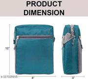 Fancy Craft Green Men Sling Bag - Extra Large