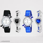 Fancy Women Analog Watches Combo With Braslate