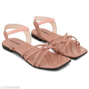 Women's Fancy Wedding Embroidery Kolhapuri Stylish Casual Flat Sandals, Ethnic Chappals for Party & Occasions