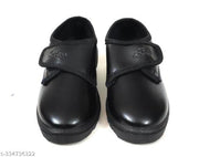 Coolz Kids Black Formal School Uniform Shoes Derby Vel