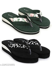 Two Soft Comfortable & Stylish Women's Daily Use Slipper/Flipflop for Women & Girls Combo of 2