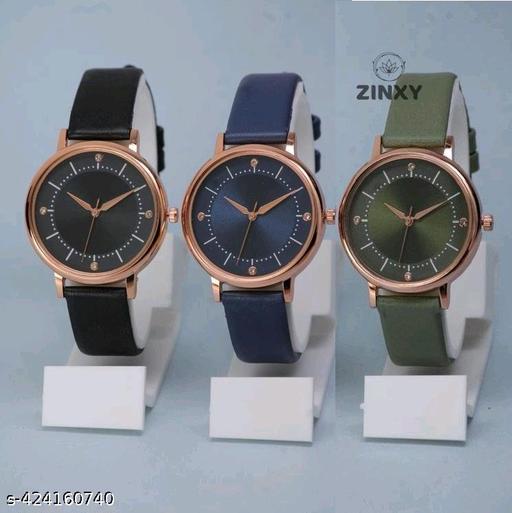 Luxury Pack of 3 Analog Watch for Women