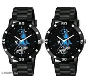 New stylish watch amazing watch wrist watch pu rubber strap watch black colour watch for mens & boys