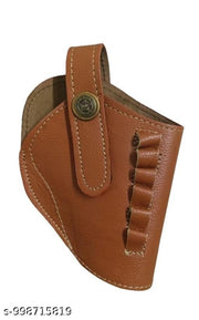 Leather Hostel Pistol Cover size 45 Bore (with kajlak)