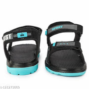 XDOX Men Black Sandal