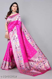 Soft Lichi Silk Saree For Women