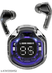 ULTRAPOD PRO Earbuds BT Wireless 5.3, Transparent Charging Case, (Black)
