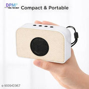 DPM Portable Bluetooth Speaker with Karaoke Function Wireless Microphone for Music Playback