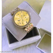 Medboo Analog Star Gold Women Wrist Watch