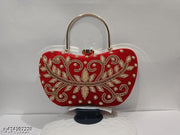 REAL LIFE STUNNING FABULOUS AND DELUXE FESTIVE/PARTY/WEDDING/BRIDAL CLUTCH FOR WOMEN