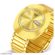 Day n Date Series Men's Gold Chain Analog Watches Classic, Attractive, Professional, top-trendy and stylish Analog Watches for Men/boys for office, school use