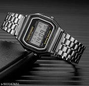 Sports Waterproof Watch for Men Boys with Backlight Alarm Snooze Stopwatch Analog Watch - For Boys Digital Black Round Waterproof Gym Fitness Freek
