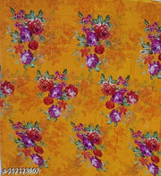 Women's Floral Printed Daily Wear Saree with Unstitched Blouse Piece