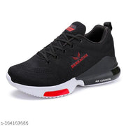 Bersache Lightweight Sports Outdoor,walking, Gym, Training,Running and Hiking Shoes For Men (Black)-PRI-9047