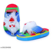 Combo of 2 Pairs Teddy Slipper Kids Flip-Flop