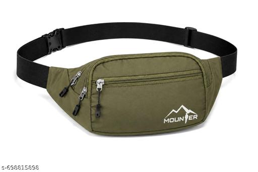 MOUNTER Waist bag for men and women - Anti Theft, Water Resistant, Lightweight and Adjustable Fanny Pack Belt Pouch for Hiking, Travel & Outdoor Sports