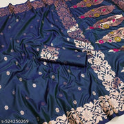 Art Silk ,WOMEN'S BANARASI ART SILK SAREE WITH UNSTITCHED BLOUSE PIECE/Banarasi Silk/Sarees Banarasi/ Saree Collection/Banarasi Weaving Traditional