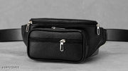 shopping, walking, cycling, gym, office, and everXyday use. The sleek black design gives a modern and trendy look while offering enough space for your important items. Key Features Premium quality leather-look material