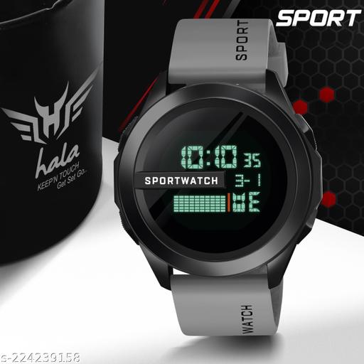 HALA HL-1140 Sports Stylish Digital Watch Black Dial For Mens