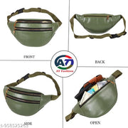 Waist Pack for Travel, Hiking & Sports – Unisex Zip Pouch Belt Bag for Phone, Money & Documents