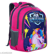 Myron 35L Unicorn printed backpack 1st/2nd/3rd/4th & 5th Class Light Weight Beautiful for Boys & Girls Waterproof School Bag