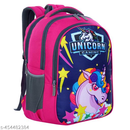 Myron 35L Unicorn printed backpack 1st/2nd/3rd/4th & 5th Class Light Weight Beautiful for Boys & Girls Waterproof School Bag