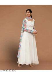 ALISHA ANARKALI DRESS &DUPATTA