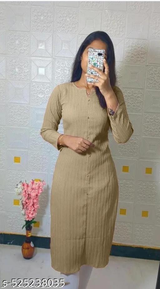 Trendy Fancy Sensational Kurti for Girls & Women - Stylish & Comfortable Ethnic -Every day Ethnic Wear-Comfortable And Style